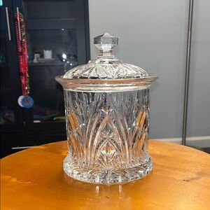 Marquis by Waterford Crystal Cookie Jar Glass Candy Dish